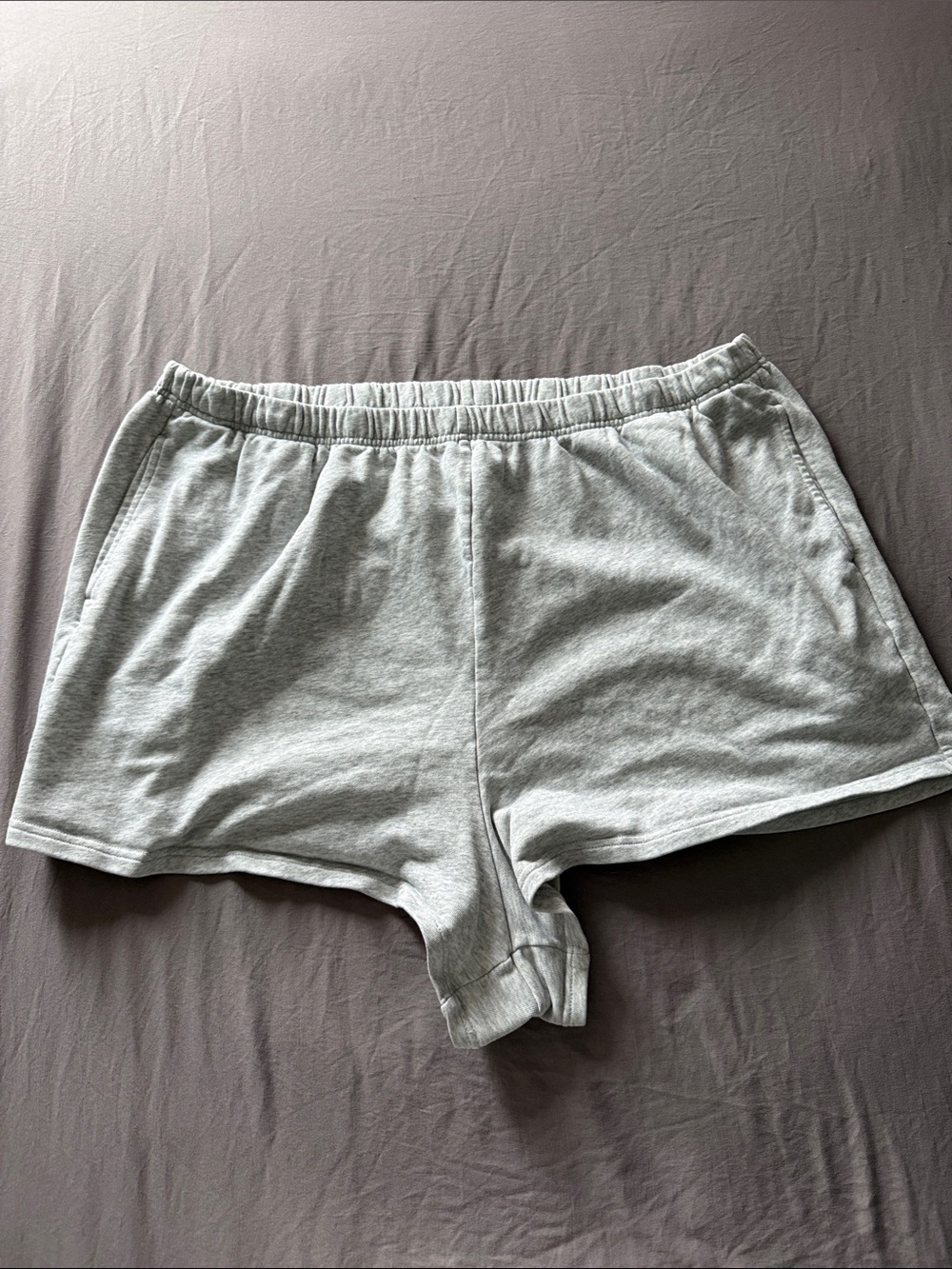 Fabletics Light Gray Athletic Lounge Shorts